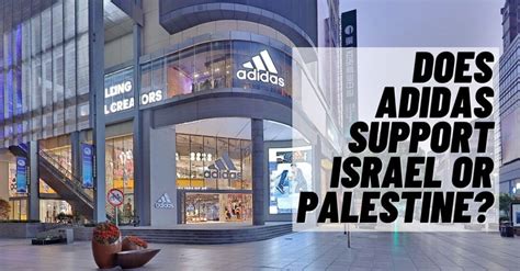 does adidas support palestine.